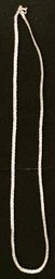 Vintage 925 Sterling Silver Braided Necklace - 20.5 Long X 1/8 Wide - Italy - Polished - Shiny -