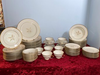 Beautiful 81 Piece Dinnerware Set By Rosenthal Ivory Germany Excellent Set No Chips