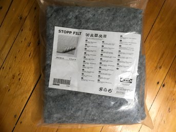 NEW UNOPENED IKEA OF SWEDEN 'STOPP FILT' RUG PAD 5'5' X 7'9'