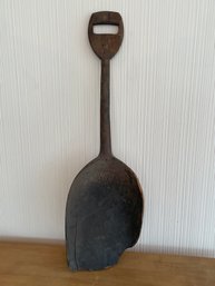 Early American Rustic Solid Wood Carved Grain Shovel