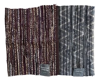 NWT- Two Printed Tonal Chindi Rugs - See Photos For Details