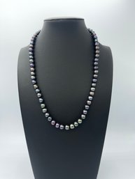Gorgeous Tahitian Pearl & 14k Yellow Gold Clasp Necklace