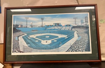 Print Limited Edition 418/600 Fenway Park Stadium Home Of The Red Sox Signed By The Artist With Pencil. RC-wAB