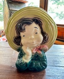 Royal Copley Wall Pocket Planter - The Wide Rim Hat Girl