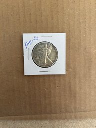 Beautiful 1941-S Walking Liberty Silver Half Dollar