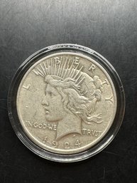 1924 Silver Peace Dollar