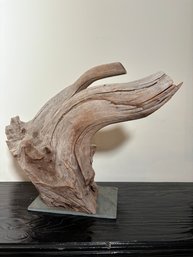 Driftwood Sculpture On Stand