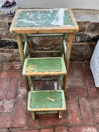 Great Child's Antique Stepping Stool Ladder