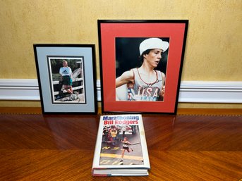Marathon Theme Items Including Autographed Joan Benoit Samuelson Photograph
