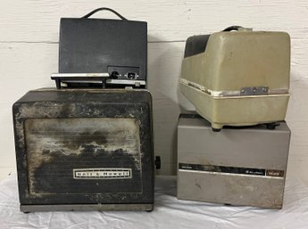 Four Vintage Projectors