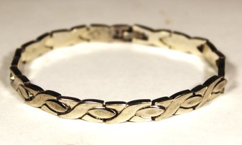 Fine Silver Tone Link Bracelet