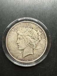 1927-D Silver Peace Dollar