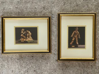 Framed Photographs Of Sculptures