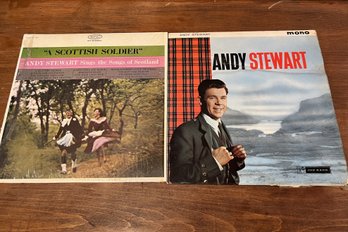 Pair Of Andy Stewart LP Vinyl Records