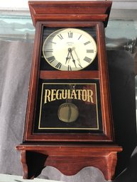 Vintage Clock, 26 Inch By 14 Inch