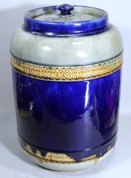 Royal Doulton Art Pottery Signed Large Lidded Jar