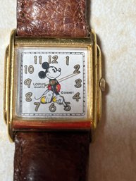 Lorus( Seiko ) Mickey Mouse Art-deco Watch