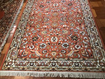 (2 Of 2) Very Nice Vintage Oriental Style Rug - Lovely Pattern And Nice Colors - We Have Two Matching Rugs