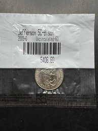 2005-D Uncirculated Jefferson Nickel In Littleton Package