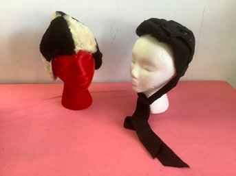 Vintage Hats Set Of 2