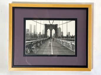 Vintage Brooklyn Bridge Photograph (Pre 9/11)