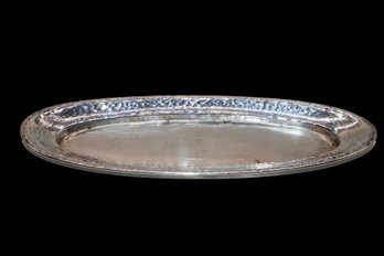 Sterling Silver Small Oval Tray Dish - 44 Grams