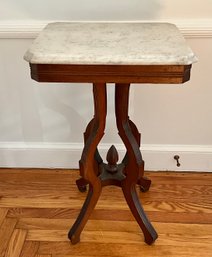 Antique Victorian Marble Top Table