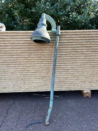 A Solid Copper (very Heavy) Path Light - 30'H