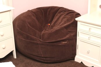 Love Sac Brown Velvet Premium Bean Bag