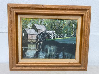Painting Of Mabry Mill - Artist Signed