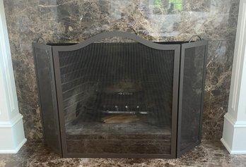 Espresso Bronze Fireplace Screen