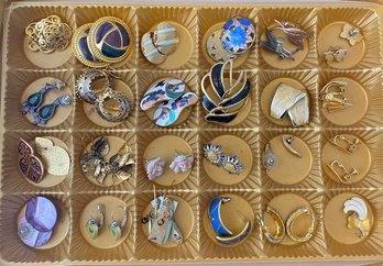 Twenty-four Pairs Of Costume Earrings