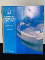 Brookstone Massaging Foot Bath And Spa