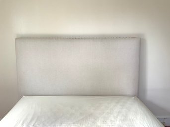 Pottery Barn Upholstered Headboard, Queen