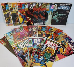 Marvel- The Black Dragon, Black Night, Battle Tide No. 1,2.3, Black Axe No. 1,2. Captain Planet & More Lot-TCE