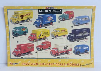 Original Corgi Golden Oldies Poster