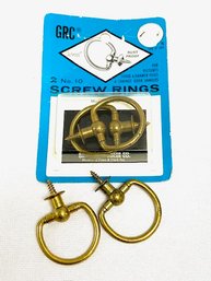 Vintage Set Of 4 Screw Rings