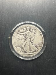 1939 Walking Liberty Silver Half Dollar