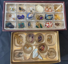 Twenty-seven Pairs Of Costume Earrings