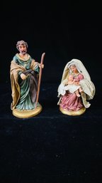 Jesus, Mary And Joseph Figurines