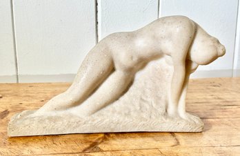 1960s 'The Awakening' Vincent Glinsky Stone Composite Sculpture, Signed