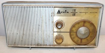 Arvin Am/fm Antique Broadcast Reciever