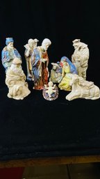 Ceramic Nativity Set