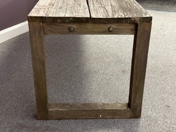A Weathered Broyhill Bench #2