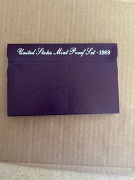 Beautiful 1989 US Mint Proof Set In Box & COA