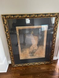 Stunning Signed Nude Portrait 278/375 In Ornate Frame