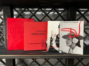 Diana Vreeland Book Collection Including VIsionaire 37 Diana Vreeland Memos