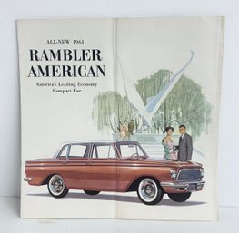 Original 1961 Rambler American Advertisement Pamphlet