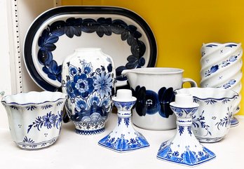 Finnish Arabia, Delft, And More Blue Glazed Pottery