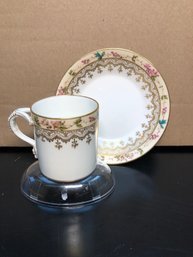 CFH GDM Bone China Demitasse Cup And Saucer